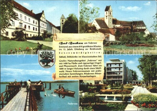 Bad Buchau Federsee Federsee Schloß Sanatorium Kurpark