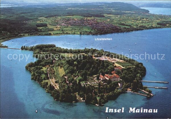 Insel Mainau Fliegeraufnahme