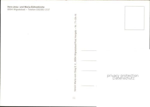 Wigratzbad Herz- Jesu- und Maria Sühnekirche – Bild 2