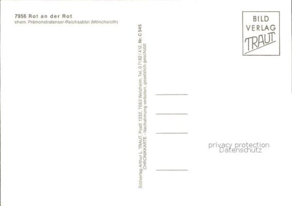Rot Rot Prämonstratenser Reichsabtei – Bild 2