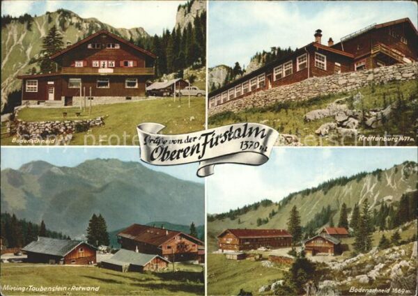 Schliersee Berggasthof Obere Fürstalm