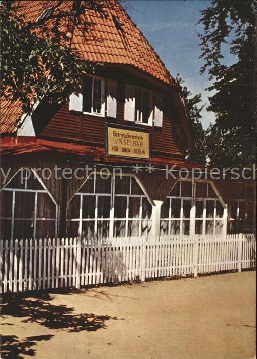 Insel Hiddensee Ferienheim Inselbar