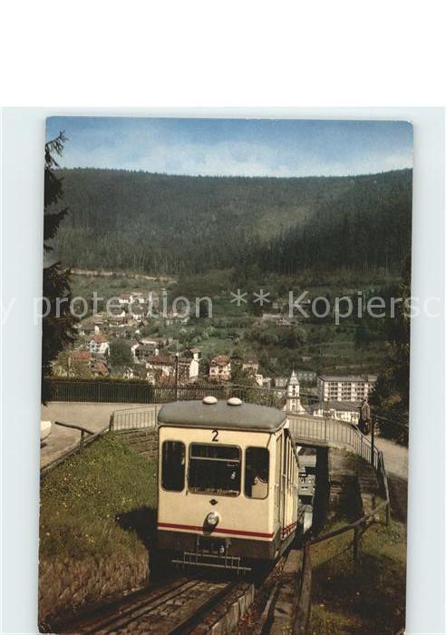 Wildbad Schwarzwald Bergbahn zum Sommerberg