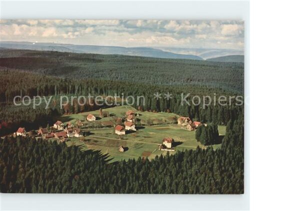 Zwieselberg Freudenstadt Fliegeraufnahme