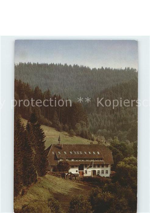 Grafenhausen Schwarzwald Erholungsheim Haus Heimkehrerdank Schlü