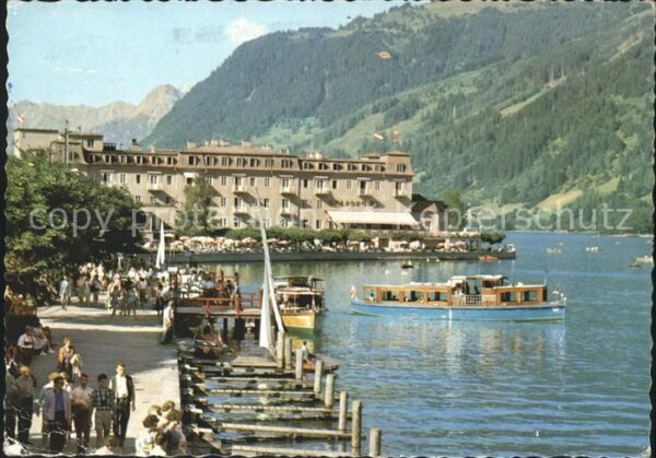Zell See Seepromenade Grand-Hotel Steinernes Mee