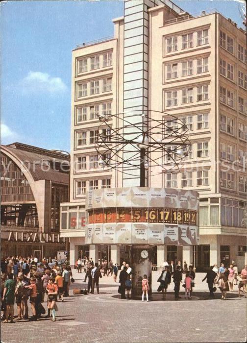 Berlin Alexanderplatz Weltzeituhr
