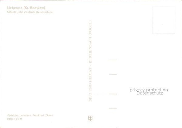 Lieberose Schloss Berufsschule – Bild 2