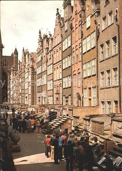 Gdansk Ulica Mariacka alte Giebel-Häuser