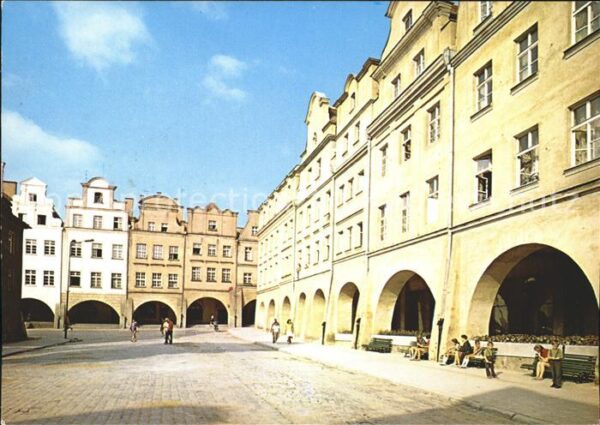 Jelenia Gora Platz Giebelhäuser