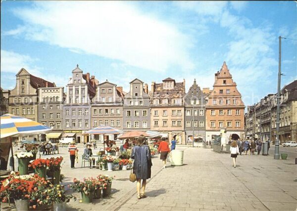 Wroclaw Plac Solny Giebelhäuser