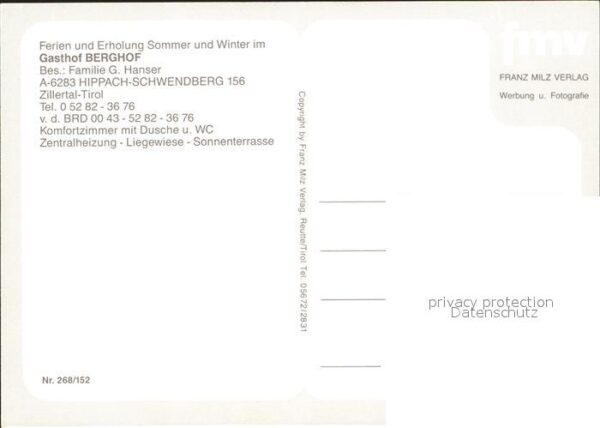 Hippach Gasthof Berghof – Bild 2