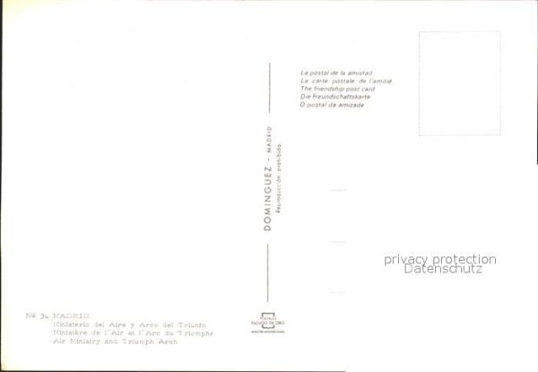 Madrid Spain Arco del Triunfo Flugministierium – Bild 2