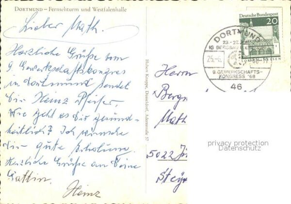 Dortmund Westfalenhalle und Fernsehturm – Bild 2