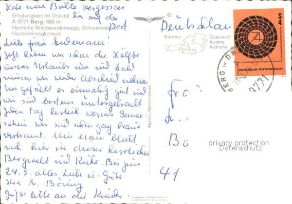 Berg Drautal Fliegeraufnahme – Bild 2