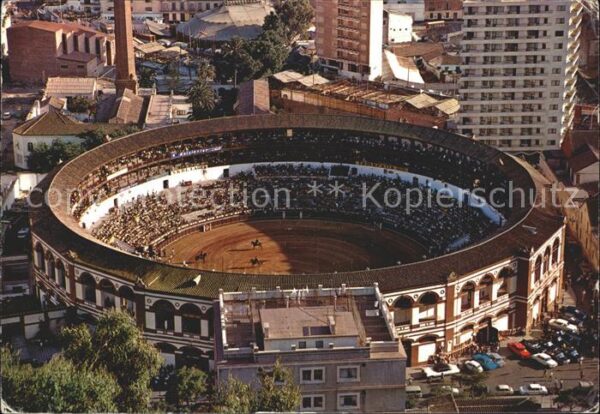 Malaga Andalucia Fliegeraufnahme Plaza de Toros La Malag