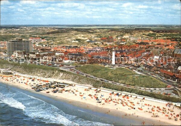 Egmond aan Zee Fliegeraufnahme Strand