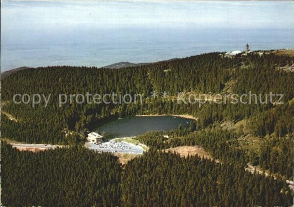 Mummelsee Fliegeraufnahme Berghotel Mummelsee Hor