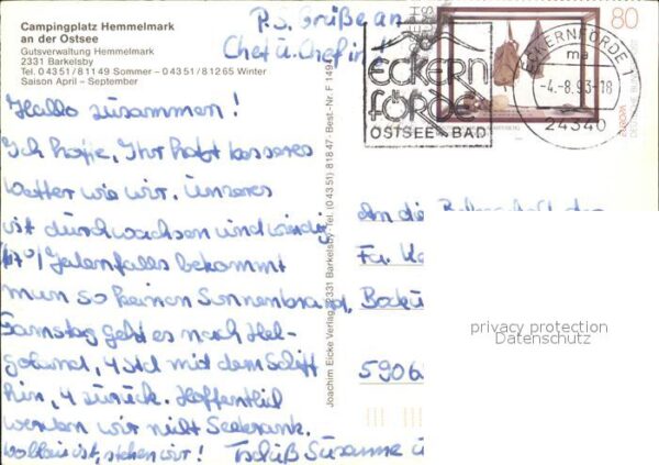 Barkelsby Fliegeraufnahme Camping Hemmelmark – Bild 2