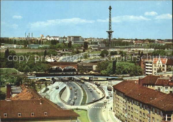 Berlin Schnellstrassen und Funkturm