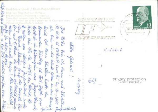 Karl-Marx-Stadt Rathaus Rosenhof – Bild 2