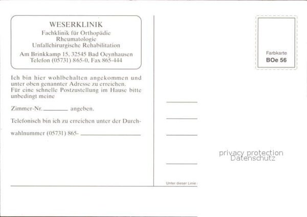 Bad Oeynhausen Weserklinik – Bild 2