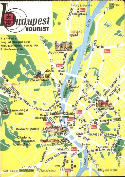 Budapest Stadtplan