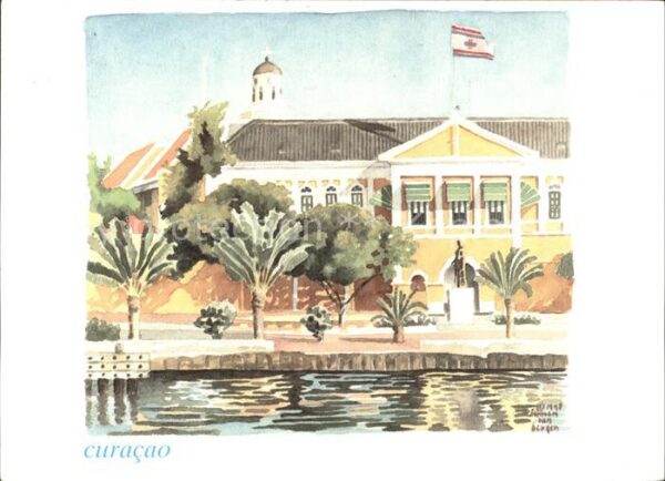 Curacao Niederlaendische Antillen Governors Palace Künstlerkarte Herman v