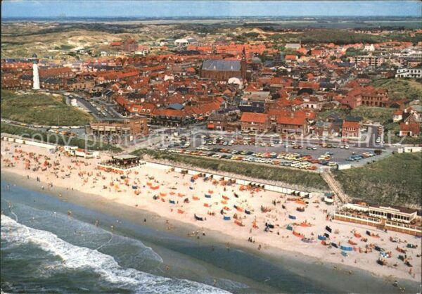 Egmond aan Zee Fliegeraufnahme Strand