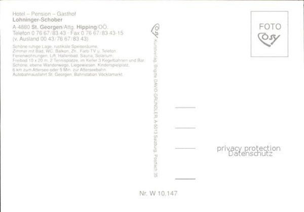 St Georgen Attergau Pension Lohninger Hipping – Bild 2
