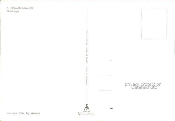 Italien Italia Italy S. Donato Milanese Motel Agip – Bild 2