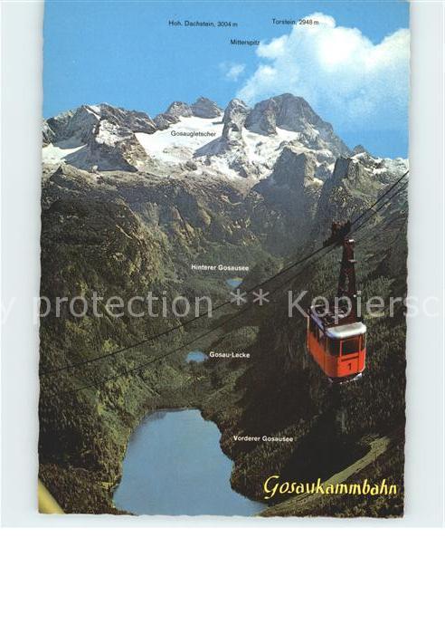 Hoher Dachstein Gosaukammbahn Salzkammergut