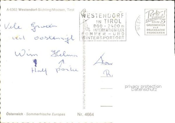 Westendorf Tirol Bichling Moosen Hohe Salve – Bild 2