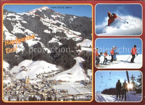 Hopfgarten Brixental Hohe Salve Ski Sessellift