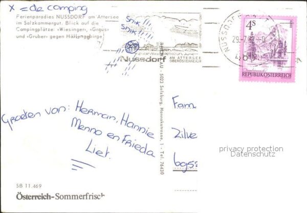 Nussdorf Attersee Campingplätze Wiesinger Grgus Gruber Hö – Bild 2
