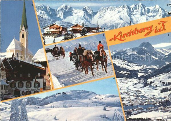 Kirchberg Tirol Strassenansicht Alengasthof Maierl Wild
