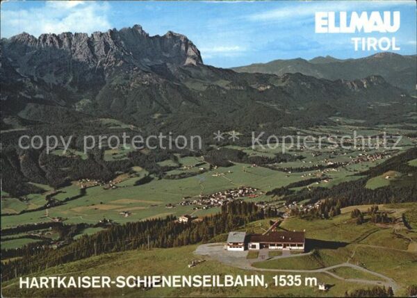 Ellmau Tirol Hartkaiser Schienensteilbahn Fliegerauf