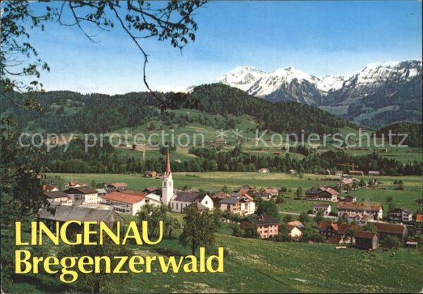 Lingenau Vorarlberg Ortsansicht