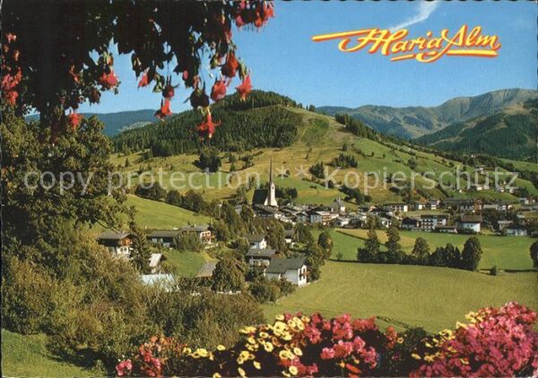 Maria Alm Steinernen Meer Ortsansicht