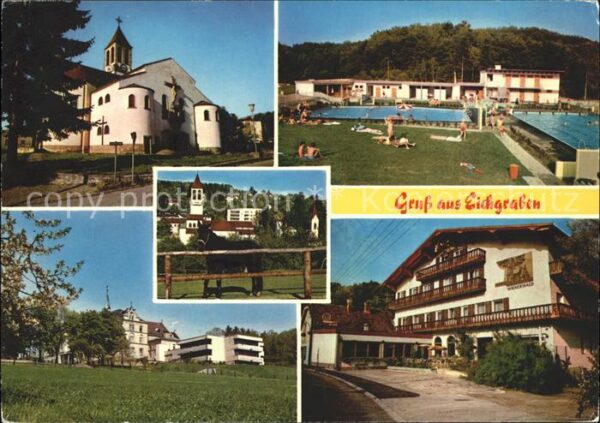 Eichgraben Pferd Kirche Schwimmbad Gasthof Wienerw