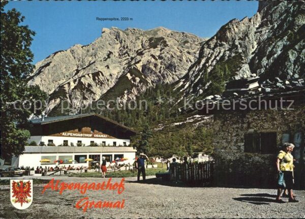 Pertisau Achensee Alpengasthof Gramai Rappenspitze Karwen