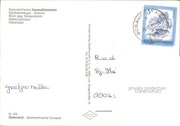 Gosau Oberoesterreich Dachstein Gosaukamm Gablonzerhaus Halle – Bild 2