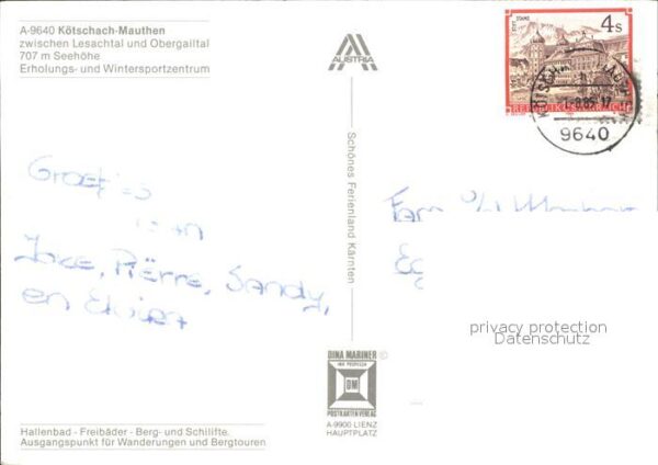 Koetschach-Mauthen Kaernten Gailbergstrasse Gasthof Buzzi Oberdraub – Bild 2
