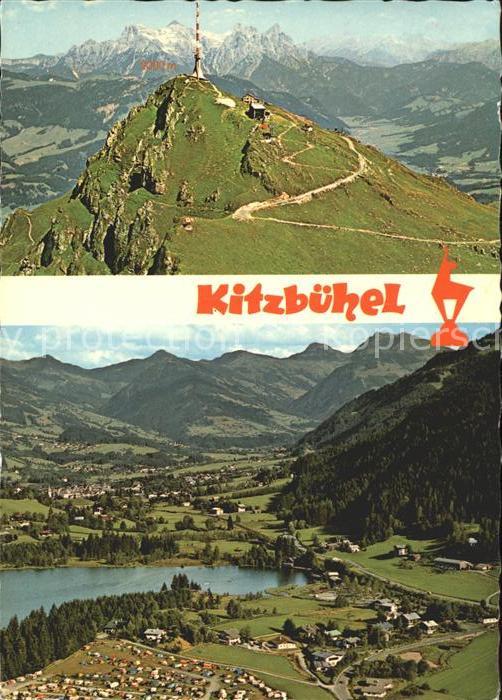 Kitzbuehel Tirol Camping Schwarzsee Fliegeraufnahme