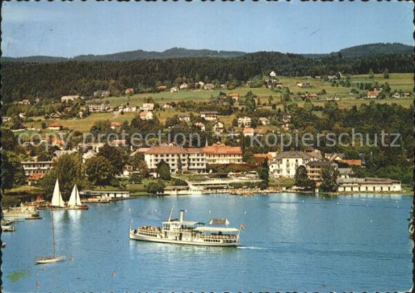 Velden Woerthersee Dampfer Segelboot