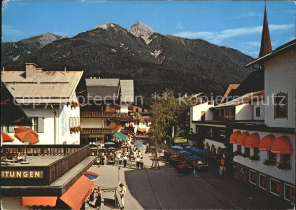 Seefeld Tirol Fussgängerzone Reitherspitze Seefelder