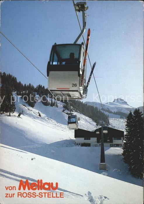 Mellau Vorarlberg Ross Stelle Luftseilbahn
