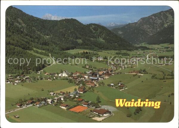 Waidring Tirol Fliegeraufnahme