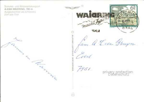 Waidring Tirol Fliegeraufnahme – Bild 2