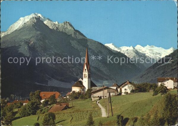 Telfes Stubai Kirche Alpen
